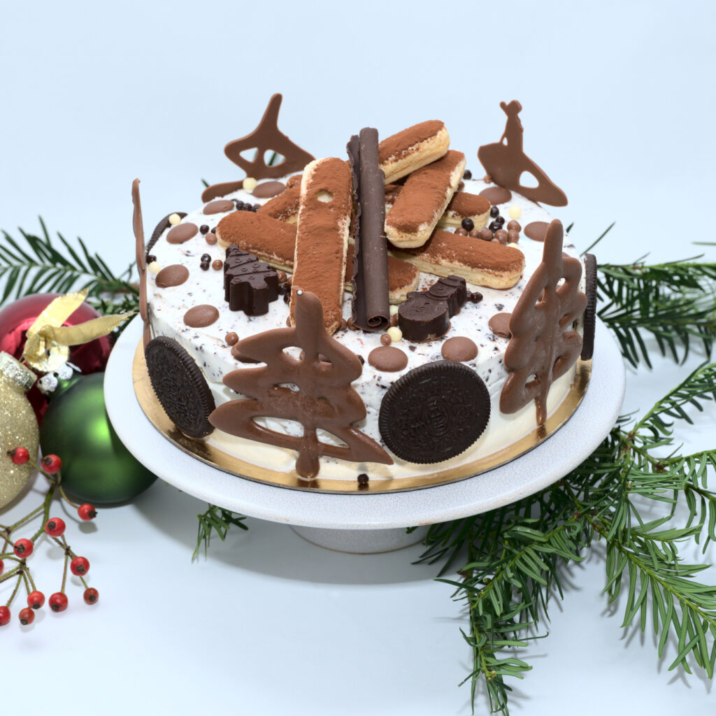 Kerst ijstaart Oreo