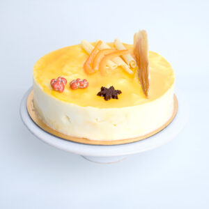 kerst ijstaart perzik passie yoghurt